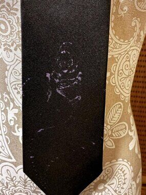 The Abyss upcycled tie